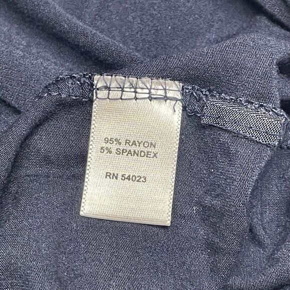 Banana Republic Navy Twisted Shoulder Mini Jersey Dress MI0180 - Picture 7 of 8